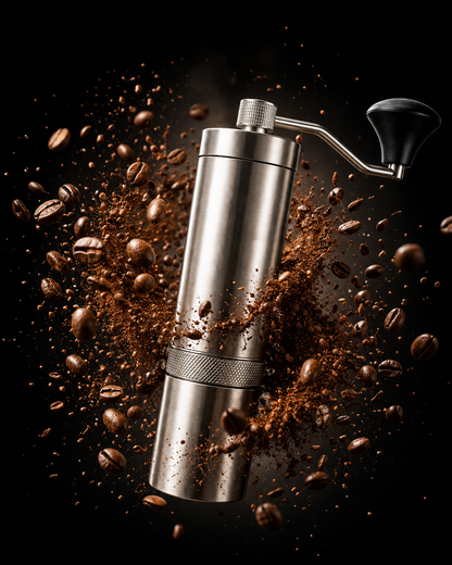 GrindCraft™ Premium Stainless Steel Manual Coffee Grinder
